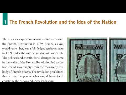 the french revolution and the idea of the nation