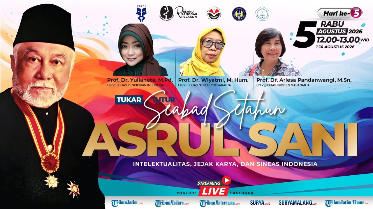 🔴SEABAD SETAHUN ASRUL SANI - Intelektualitas, Jejak Karya, dan Sineas Indonesia - Hari 5