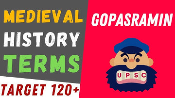 Medieval History | Most Important Terms | Target 120+ | UPSC CSE Prelims @MasterPYQ