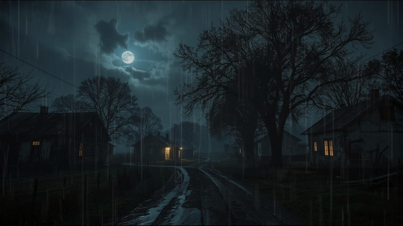 Deep Rest With Night Rain Ambience | Sleep Instantly with Real Rain