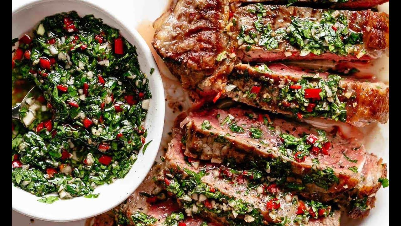 Steaks with Chimichurri