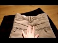 How to make the waistband on a pair of pants smaller (sewing tutorial)