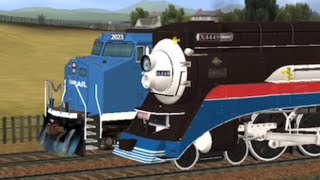 All my US/ Canadian Locomotives/cars in Trainz Driver 2!