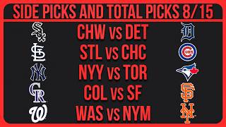 MLB Picks Today Saturday 8/15/26 MLB Picks & Predictions Today (1/3)