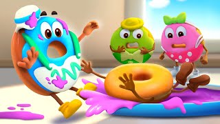 Donut Loves Dancing  More | Yummy Foods Family Collection | Best Cartoon for Kids