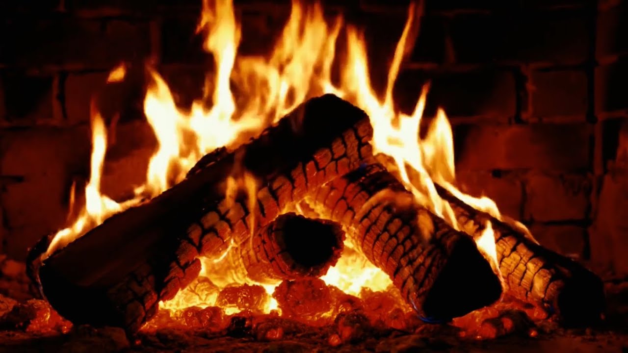 The Ultimate Cozy 🔥 10 Hour ASMR Fireplace | Classic Brick Hearth & Glowing Embers | for Deep Sleep