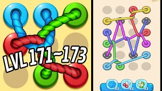🏅 TANGLED LINE 3D: Knot Twisted 🤪 Level 171~173 🧩 Gameplay Walkthrough