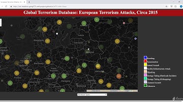 Global Terrorism Database Webmap Tutorial Video