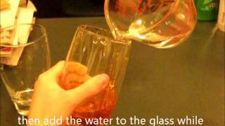 liquid stacking experiment