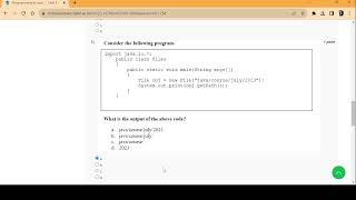 NPTEL Programming in java week7 quiz