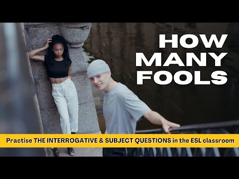 Practise subject questions with this fun song in ESL class