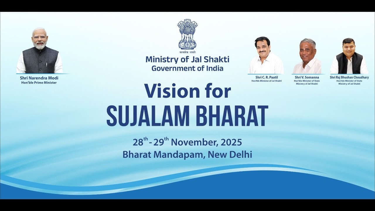 Departmental Summit on "Vision for Sujalam Bharat" 28th & 29th Novermber, 2025