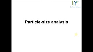 Particle size analysis