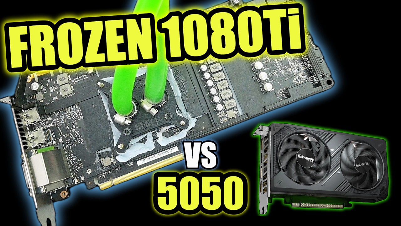 I Froze a GTX 1080 Ti to Beat the RTX 5050