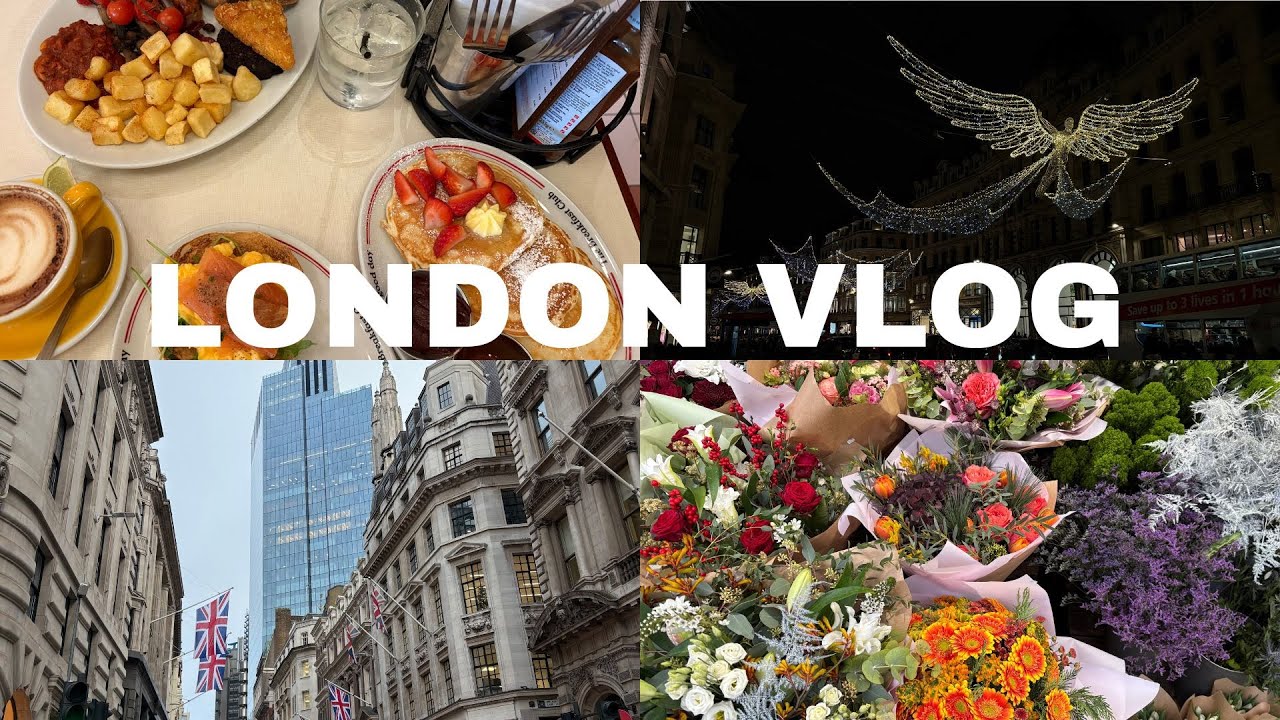 London Diaries Vlog: shopping, lots of food+ more!