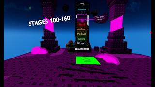 Nooby's Difficulty Chart Obby 3 | Stages 100-160 | without cutting