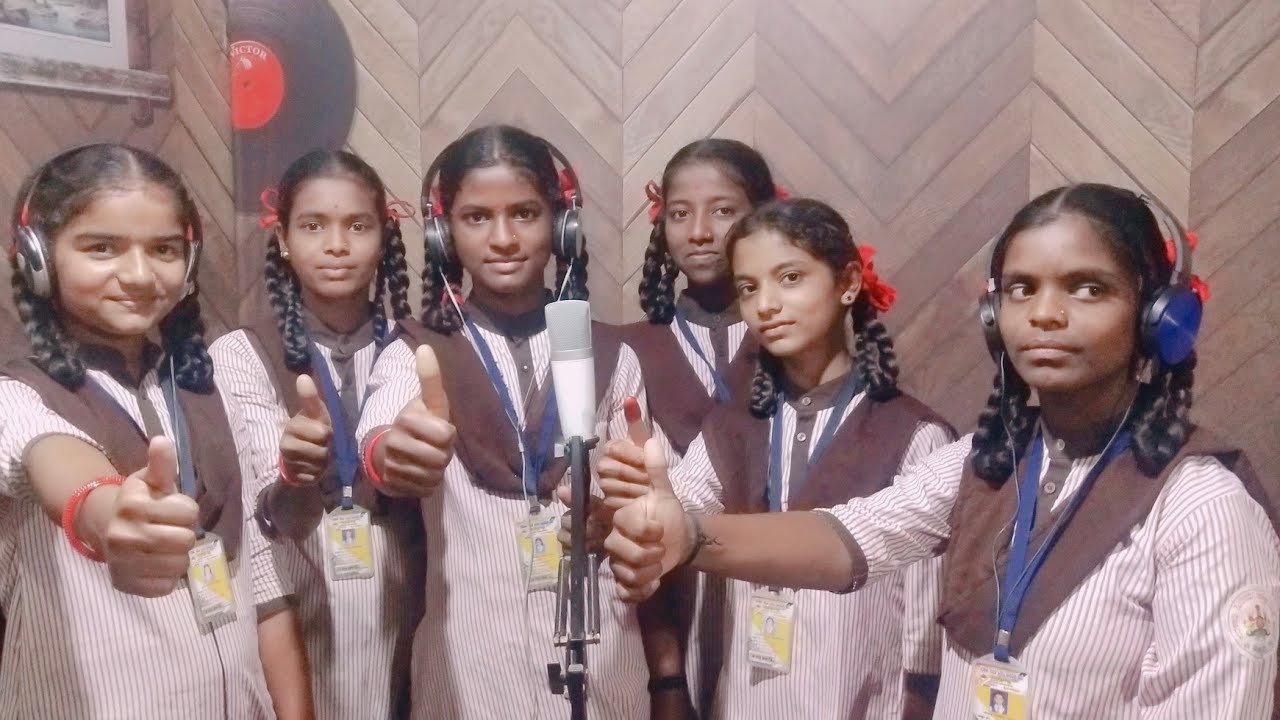 💐 ಸರ್ಕಾರಿ ಶಾಲೆಗೆ ಬನ್ನಿ..new song lyrics A V Girennavar singer Sarojini Badiger and school students