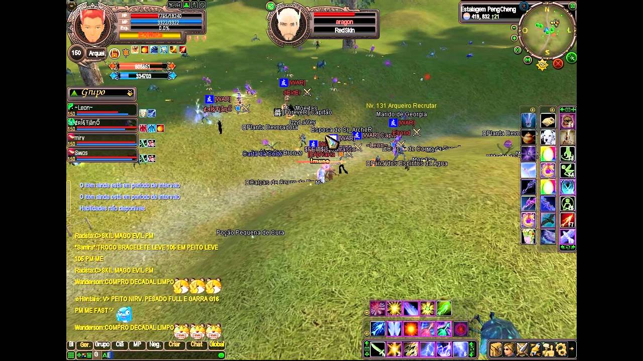 Pequeno pvp Pw-Andromeda WAR x RedSkin