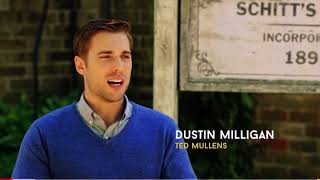On The Set Schitt’s Creek Dustin Milligan/Ted Mullens 2016 CBC