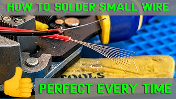 how to solder small wire easy way 2021