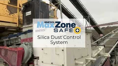 MaxZone Safe+® Silica Dust Control - Before & After Conveyor System