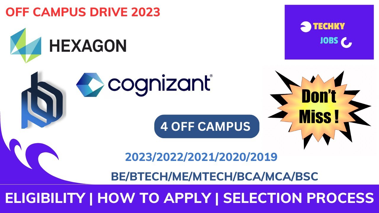 Off campus drive for 2023 batch | multiple hiring | multiple jobs ...