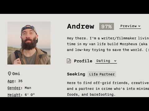ANOMALY / profile page demo for friends and dating