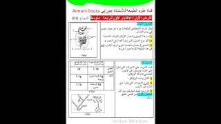 حل الفرض الأول في العلوم الطبيعية سنة رابعة متوسط 2023/2024 النموذج (03)