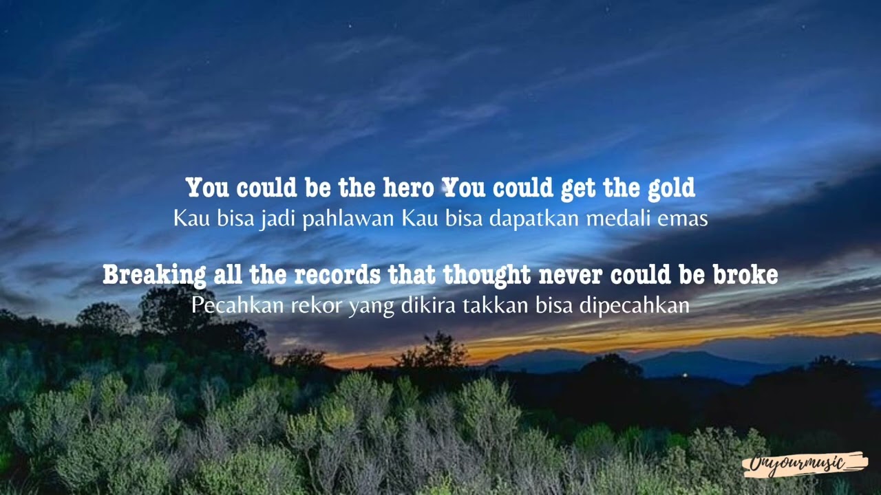 Hall of Fame (Lyrics) The Script | terjemahan
