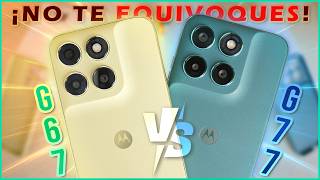 Motorola MOTO G67 vs MOTO G77: ¿CUÁL CONVIENE COMPRAR en 2026?