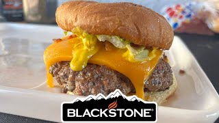 SMASH Burger On Blackstone Griddle  Burger Recipe ​⁠​⁠​⁠