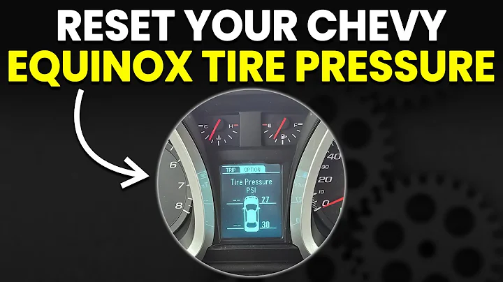 How To Reset Your Chevy Equinox Tire Pressure (How To Relearn Chevy Equinox Tire Pressure)