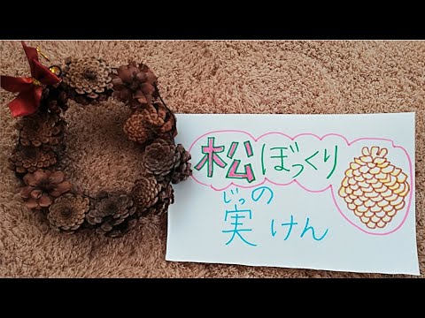 まつぼっくり　おまとめ3点 まつぼっくりを拾ったら試してみて！「松ぼっくりチャレンジ