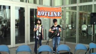 中村姉妹 HOTLINE2014 島村楽器イオンモール熊本店 店予選動画