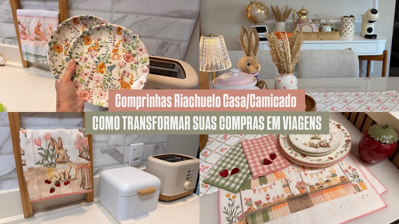 COMPRINHAS RIACHUELO CASA | CAMICADO | EU TRANSFORMO EM VIAGENS | MILHAS 