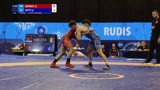 Gr 67Kg 116 Round Dejan Berkec Srb Vs Andrea Setti Ita U23 World Championship 2025