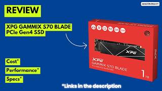 XPG GAMMIX S70 BLADE SSD Review – INSANE 7400MB/s Gen4 Speed! ⚡ Best NVMe SSD for Gaming, PS5 &amp; PC