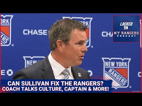 Mike Sullivan talks Rangers captain, Adam Fox, relationship with Chris Drury, team culture and more!