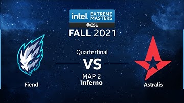 CS:GO - Astralis vs. Fiend [Inferno] Map 2 - IEM Fall 2021 - Quarterfinal - EU