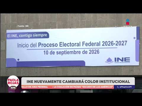 INE elige el color gris para representar su neutralidad | De Pisa y Corre con Paola Rojas