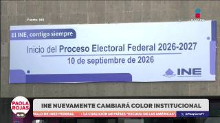 INE elige el color gris para representar su neutralidad | De Pisa y Corre con Paola Rojas