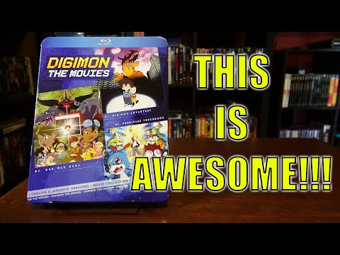 DIGIMON THE MOVIES COLLECTION 1 BLU-RAY REVIEW - YouTube