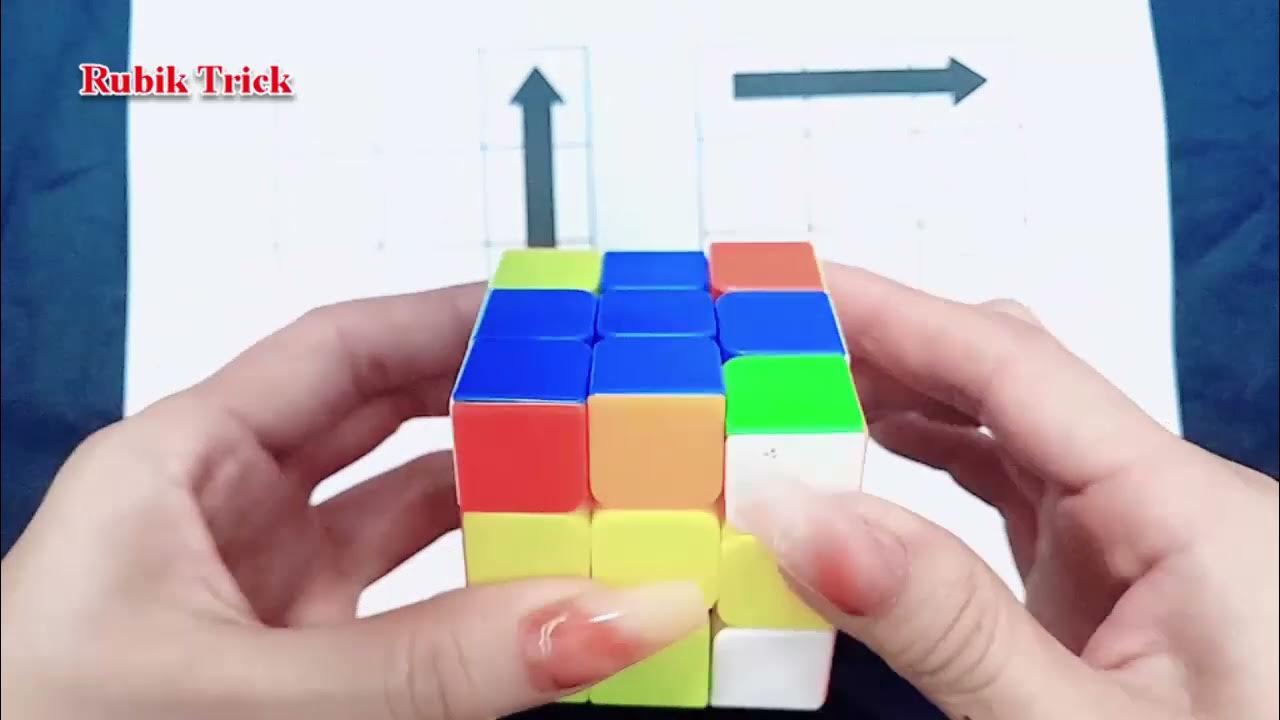 How to solve a rubik's cube 3x3 in 8 step YouTube