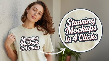 How to Create Print on Demand Mockup Images and VIDEOS in 4 Clicks