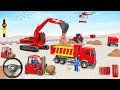 Heavy Machine JCB Construction Game || Mega City Drawing Games || Android Gameplay 