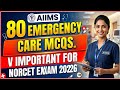 AIIMS NORCET 2026 Emergency Care MCQs Trauma ICU Nursing Questions Practice Exam Guide Series, NCLEX