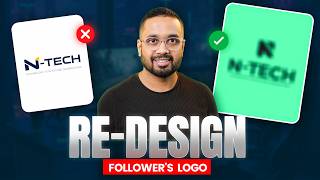Beginner Logo vs Pro Logo — I Redesigned It Completely