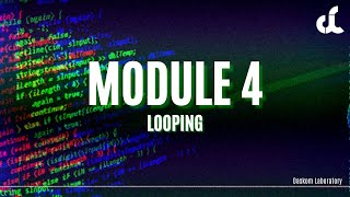 Module 4 Tutorial | Looping