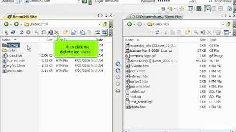 Managing files/folders in SmartFTP