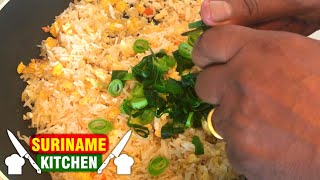 Gebakken Rijst (Geen Nasi) Baka Bhaat Gerecht | Fried Rice Recipe | Suriname Kitchen